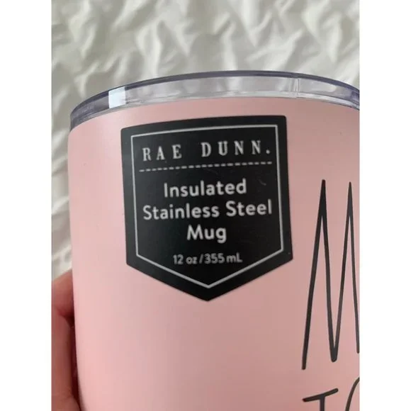 5/$20 💥 Rae dunn insulated Mom to be mug pink - first kiddo new mom flaw - Picture 3 of 6